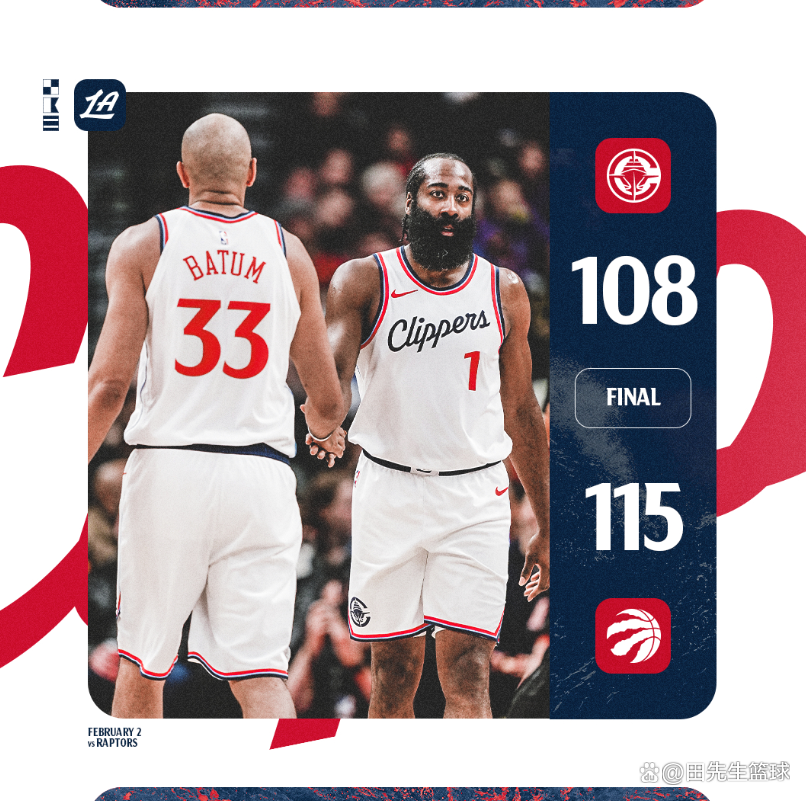 快船惨败猛龙,完结五连胜势头 快船惨败猛龙,完结五连胜势头